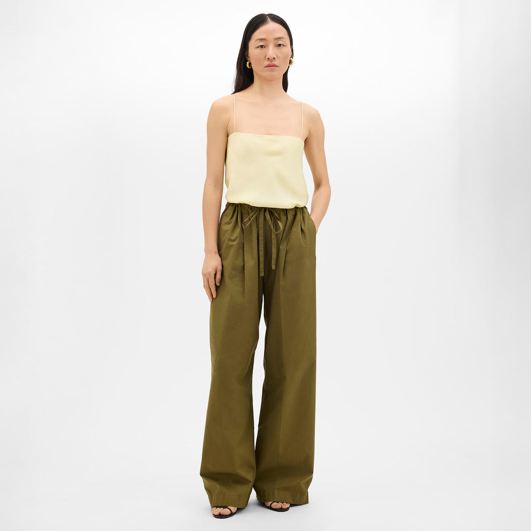 Poplin Drawcord Pant