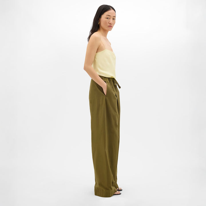 Poplin Drawcord Pant