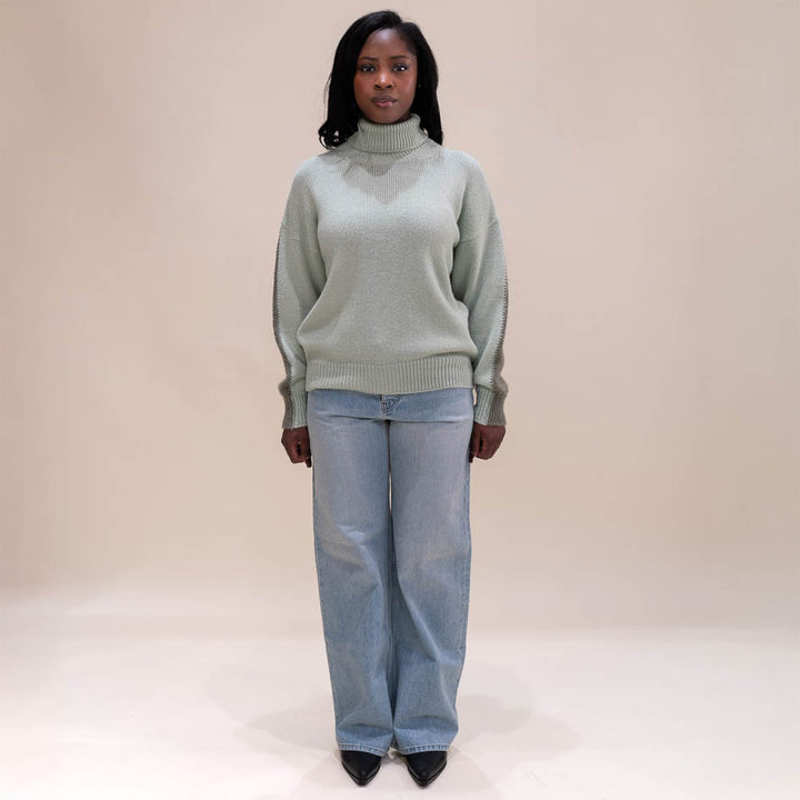 253414 Two Tone Sweater