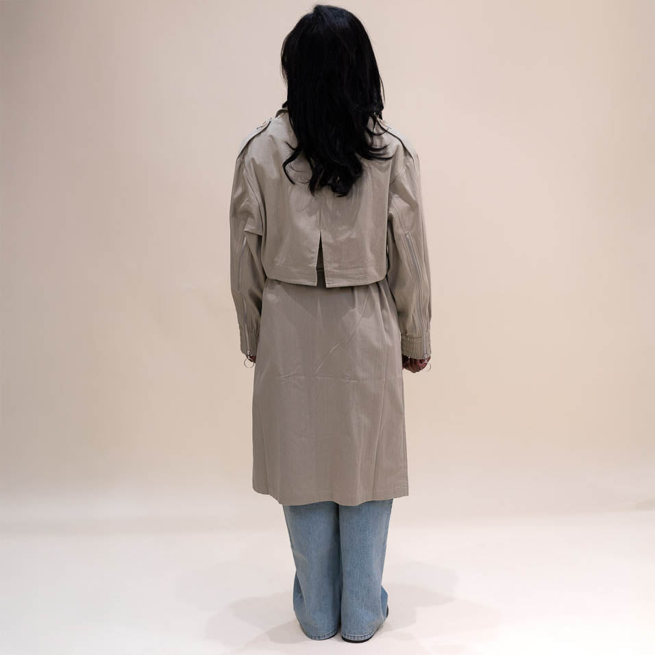 Kaki Trench