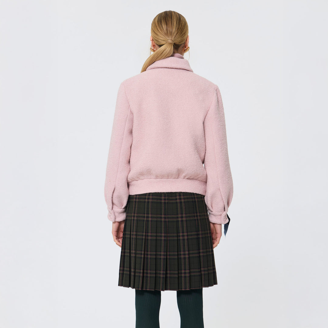 Beatrice Coat Pink Wool
