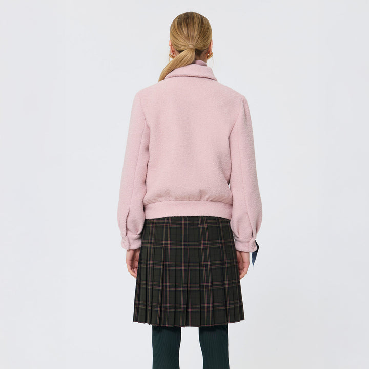 Beatrice Coat Pink Wool