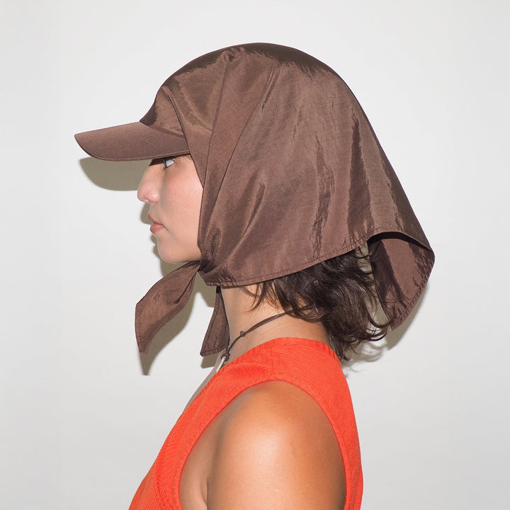 Brimmed Swim Scarf Hat