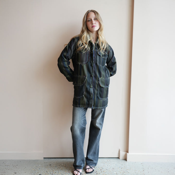 Handwoven Cargo Jacket