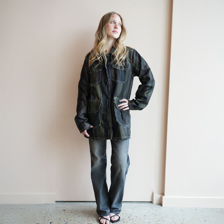 Handwoven Cargo Jacket