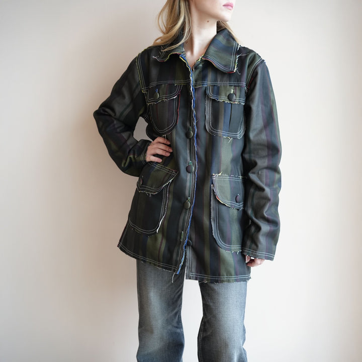 Handwoven Cargo Jacket