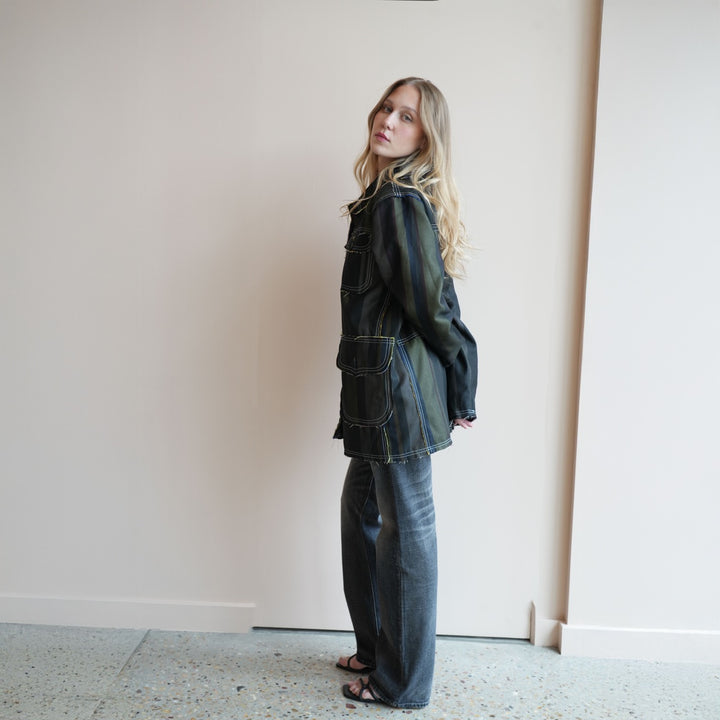 Handwoven Cargo Jacket