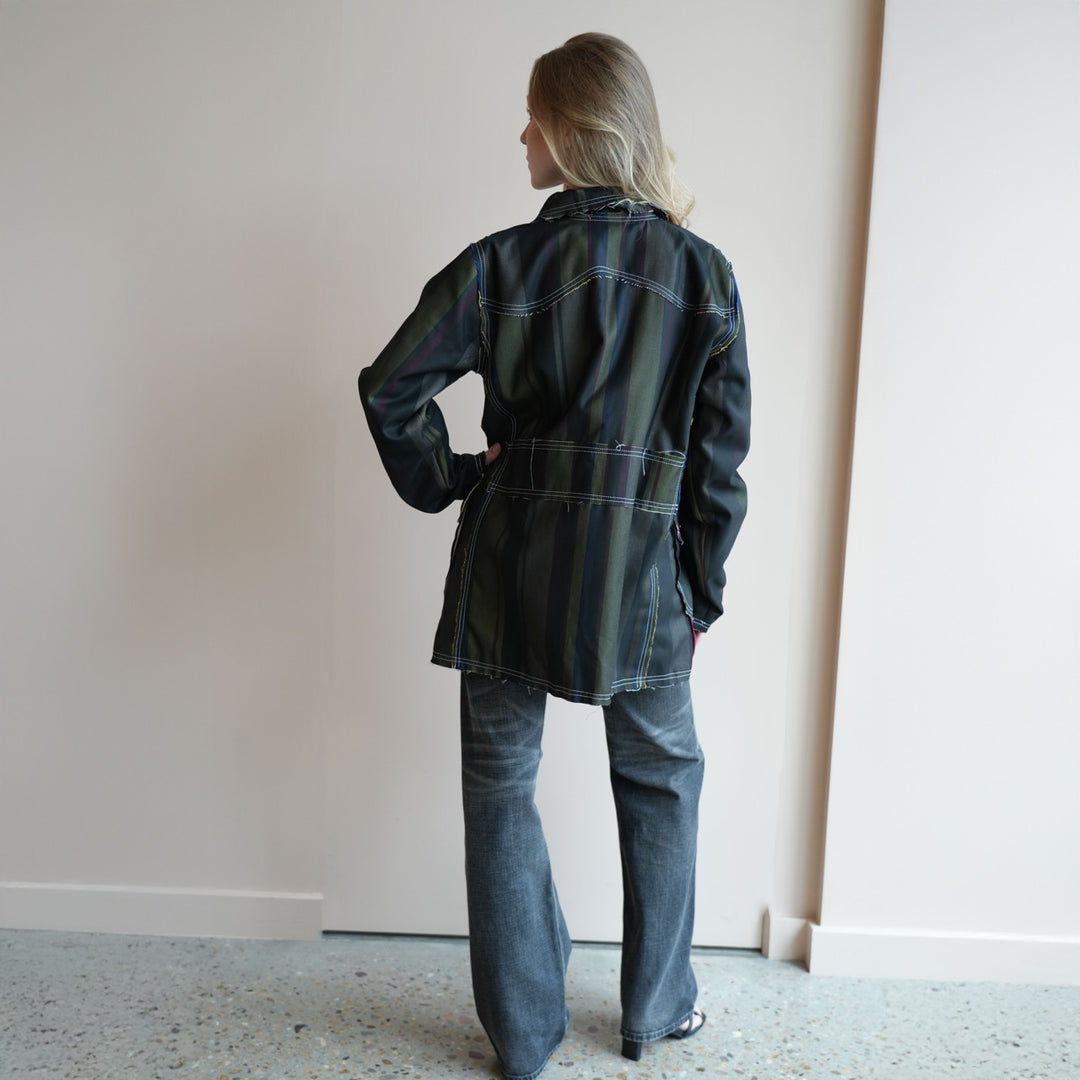 Handwoven Cargo Jacket