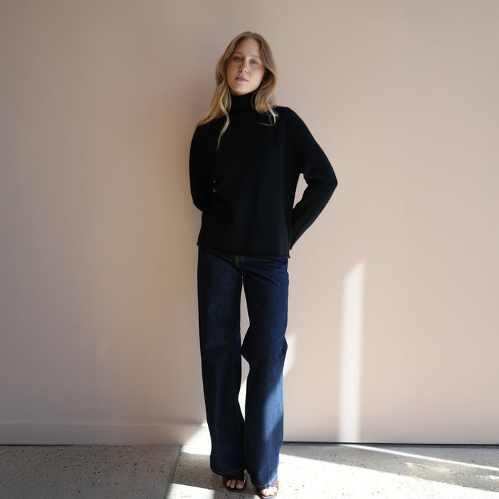 Cashmere Mockneck Sweater