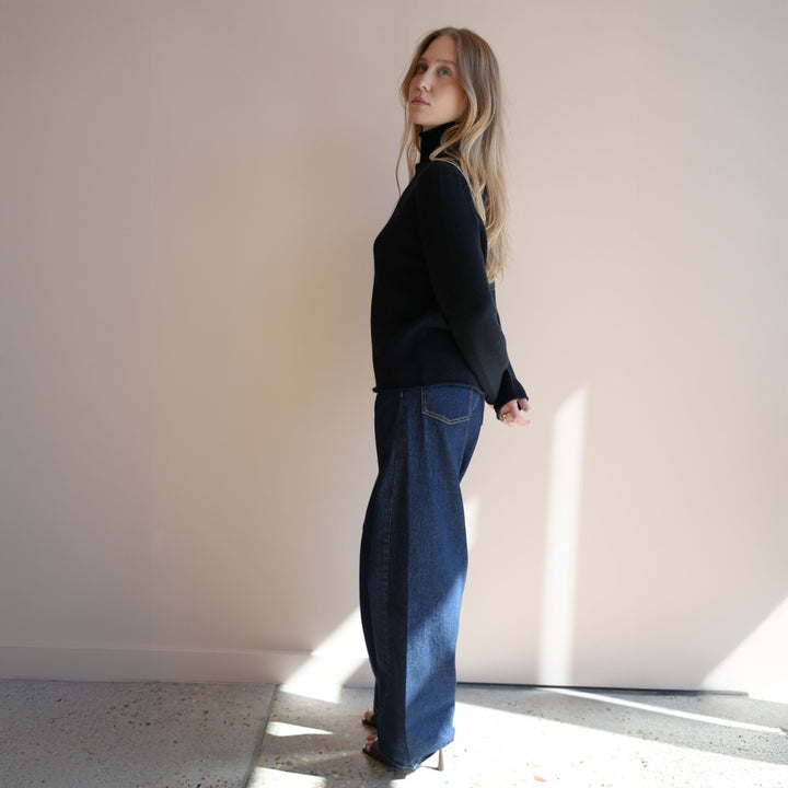 Cashmere Mockneck Sweater