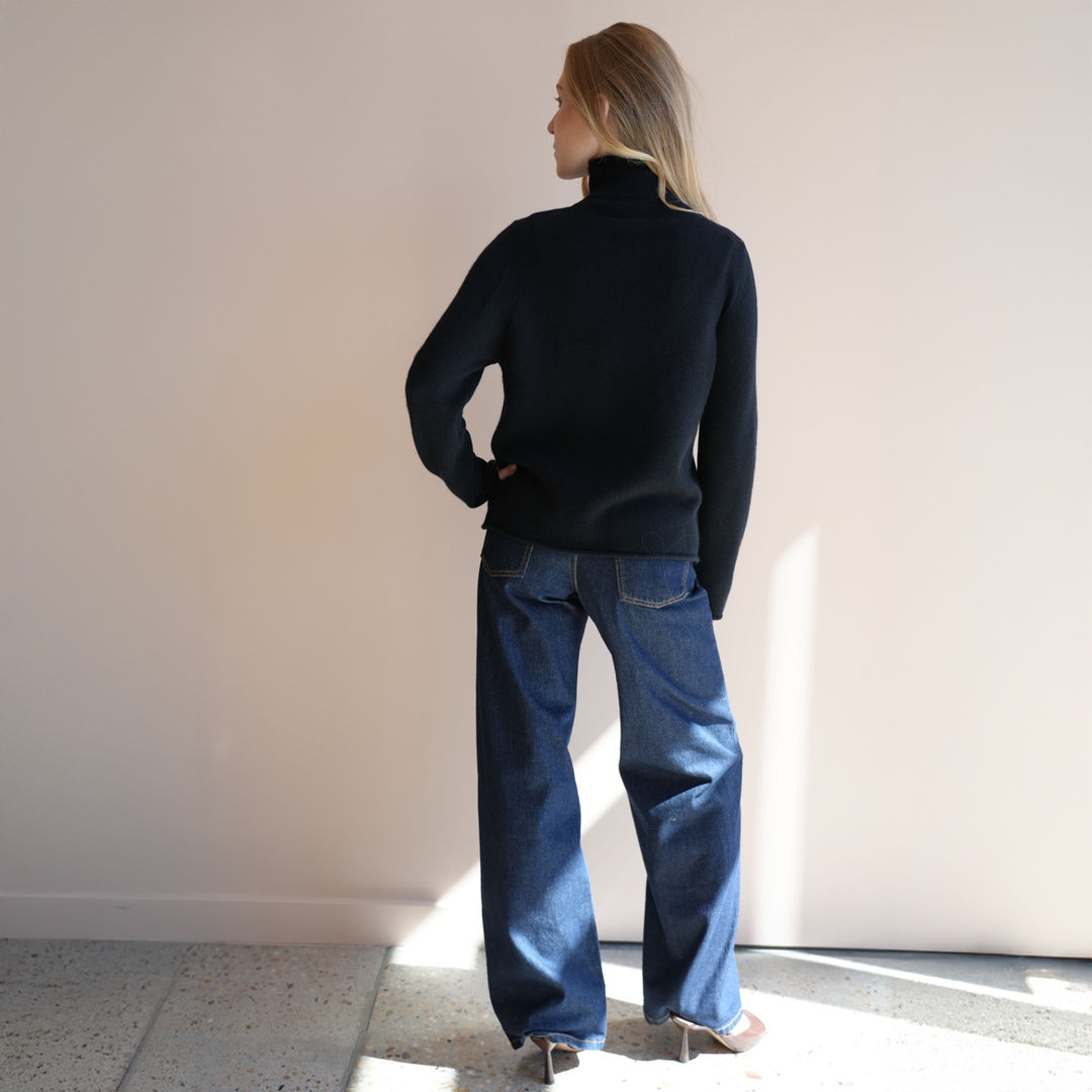 Cashmere Mockneck Sweater