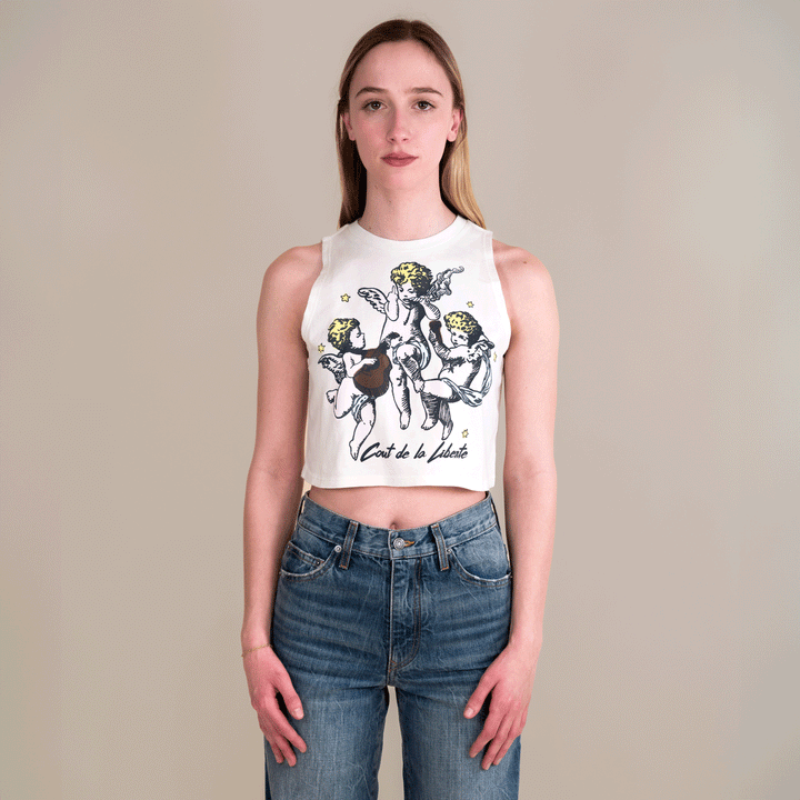 Tina Angels Cropped Tank