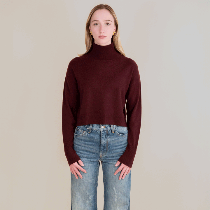 Sable Cashmere Turtleneck