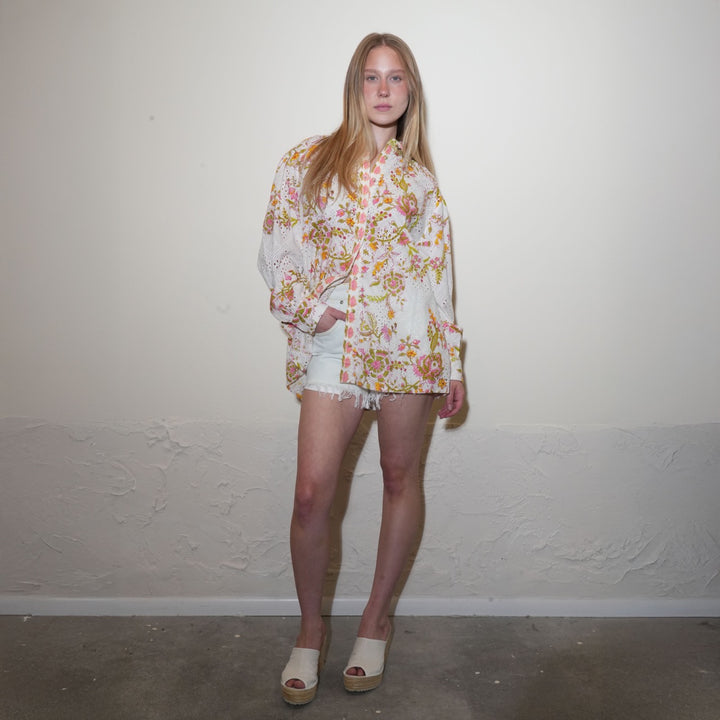 Cotton Schiffly Shirt