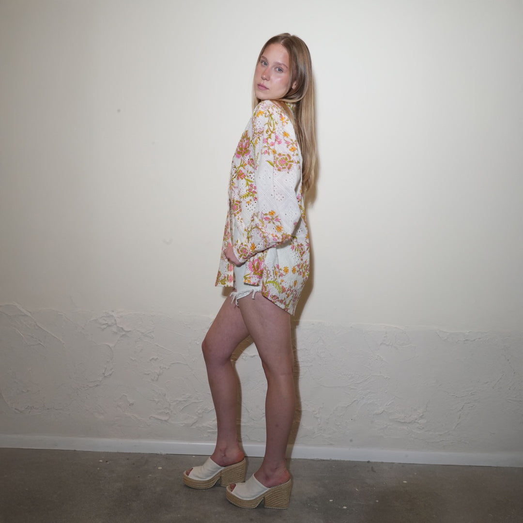 Cotton Schiffly Shirt