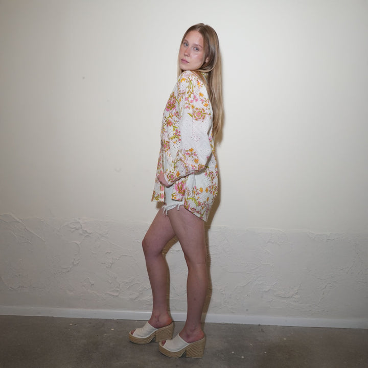 Cotton Schiffly Shirt