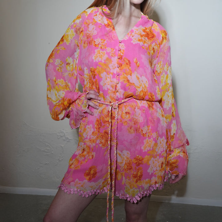 Crinkly Chiffon Romper