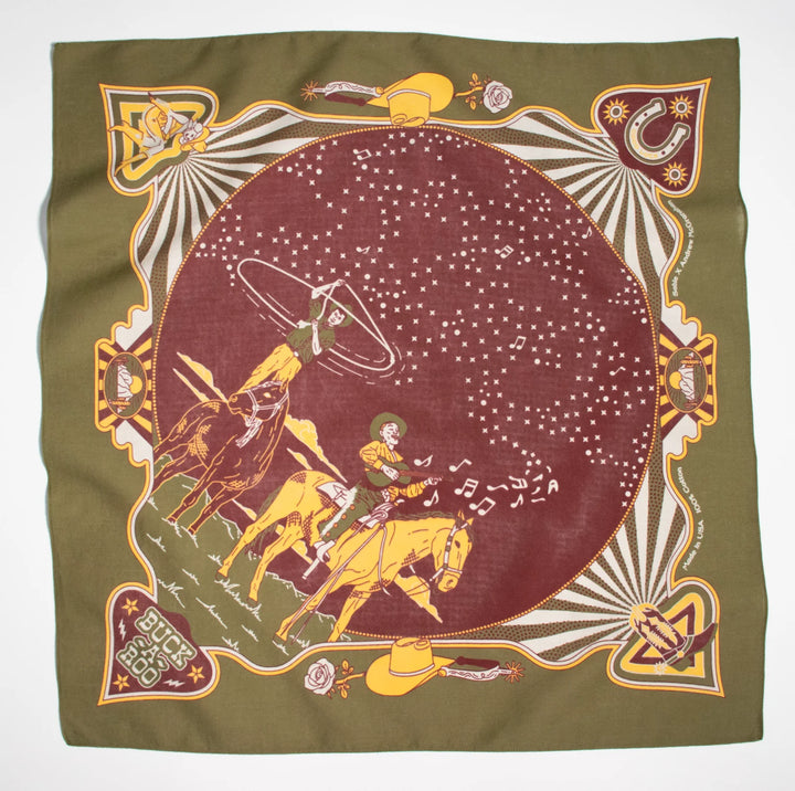 Neon Cowboy Bandana