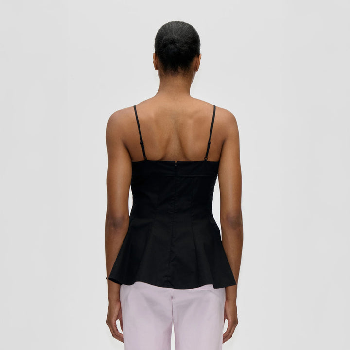 Embroidered Bustier Top