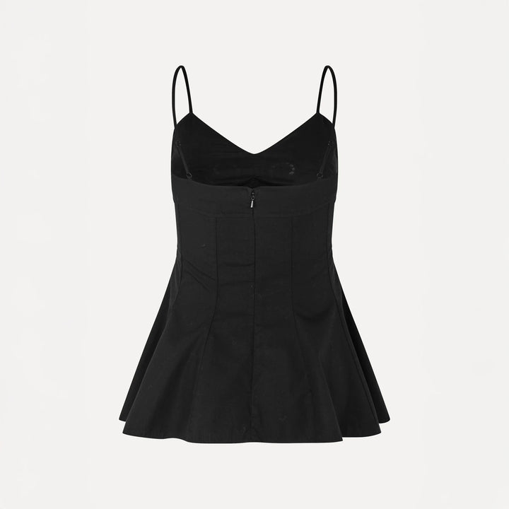 Embroidered Bustier Top