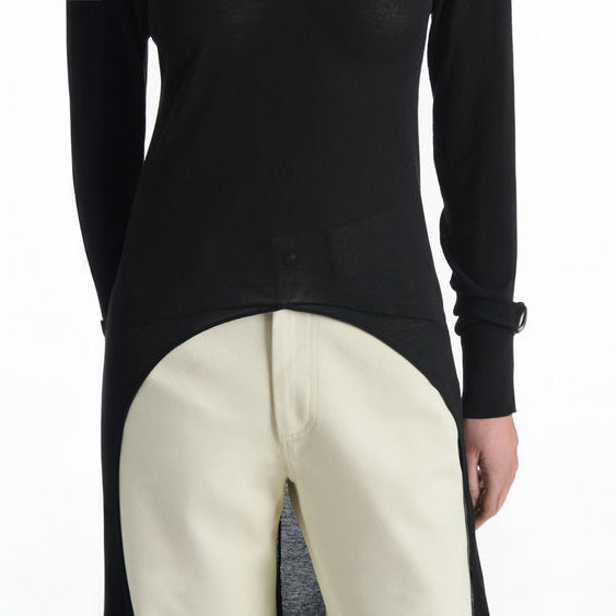 Byrd High-Low Knit Sweater