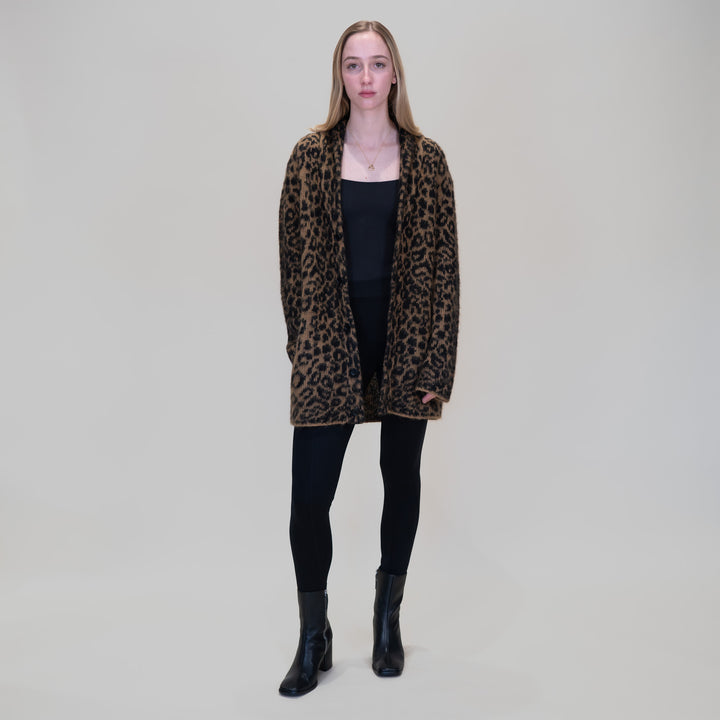 Shira Leopard Cardigan