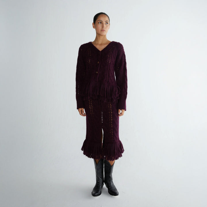 Sola Fringe Cardigan