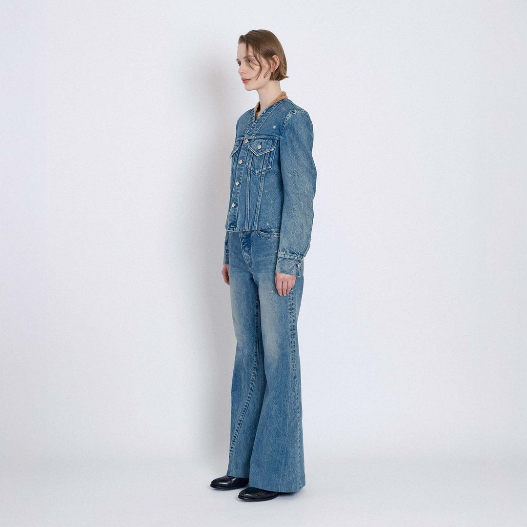Flare Jean Trousers