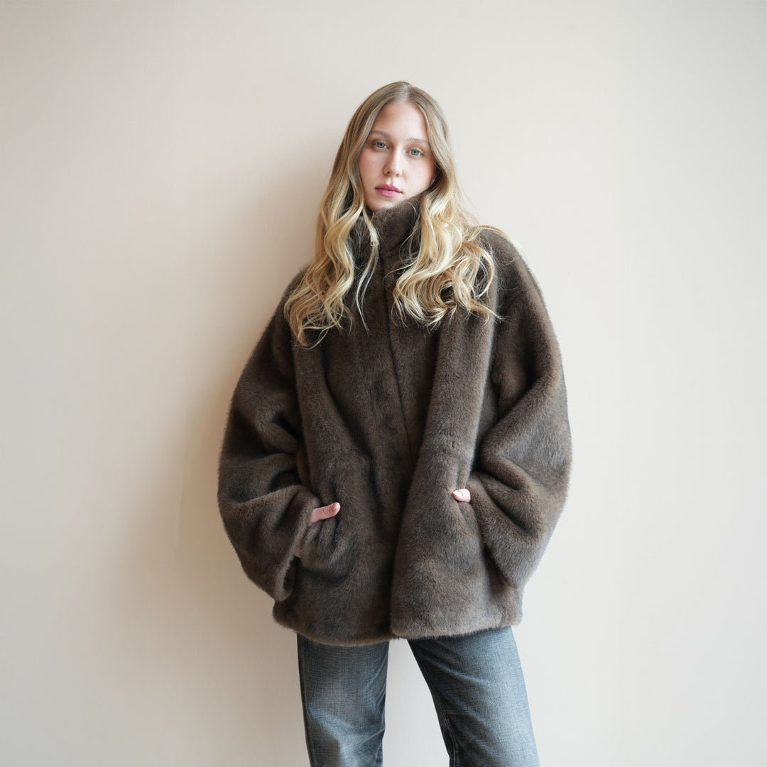 Frankie Faux Mink Jacket