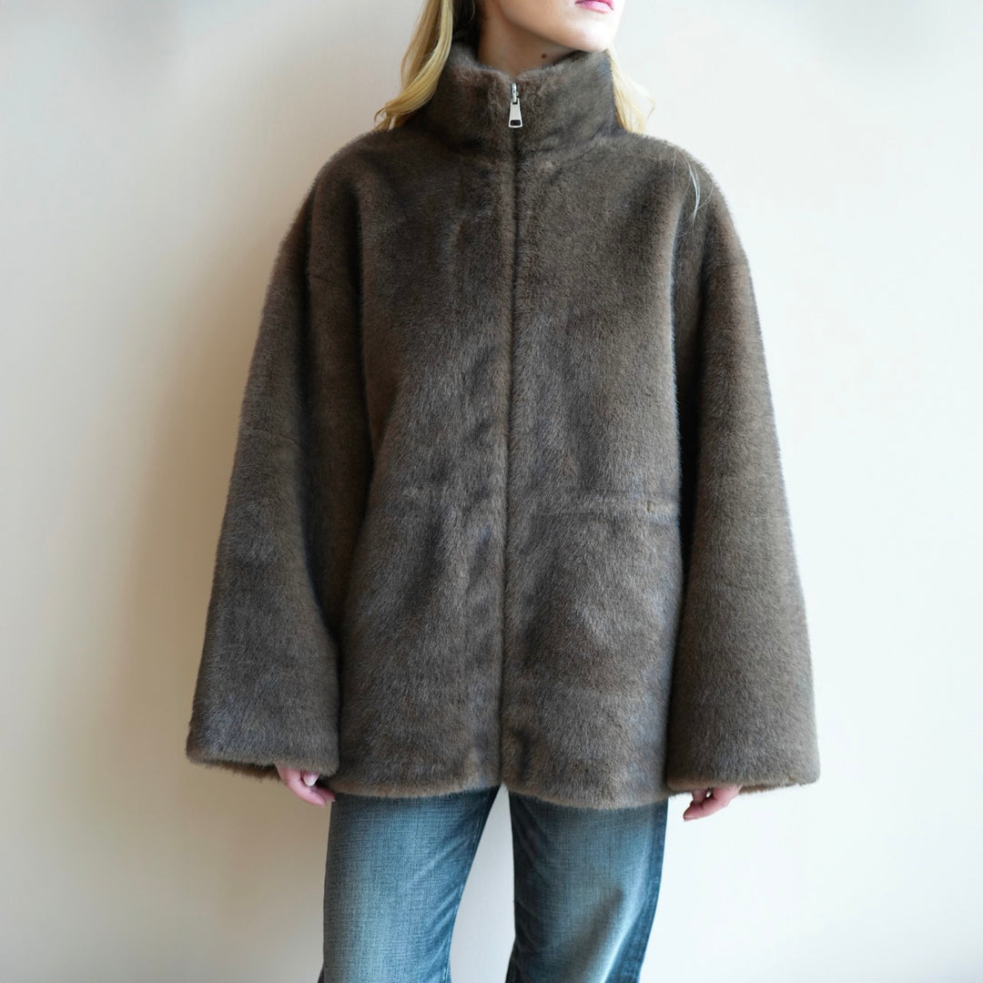 Frankie Faux Mink Jacket