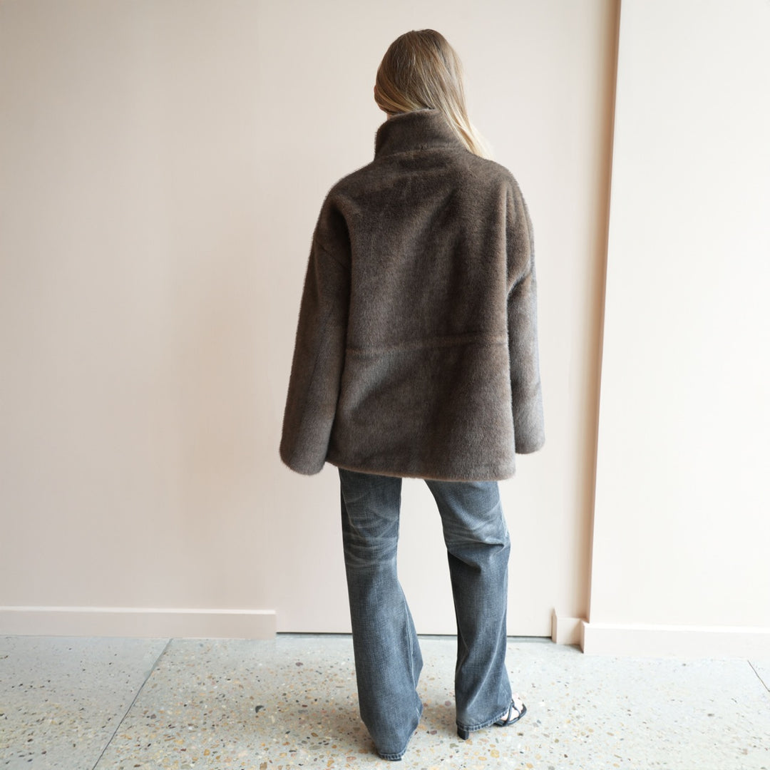 Frankie Faux Mink Jacket