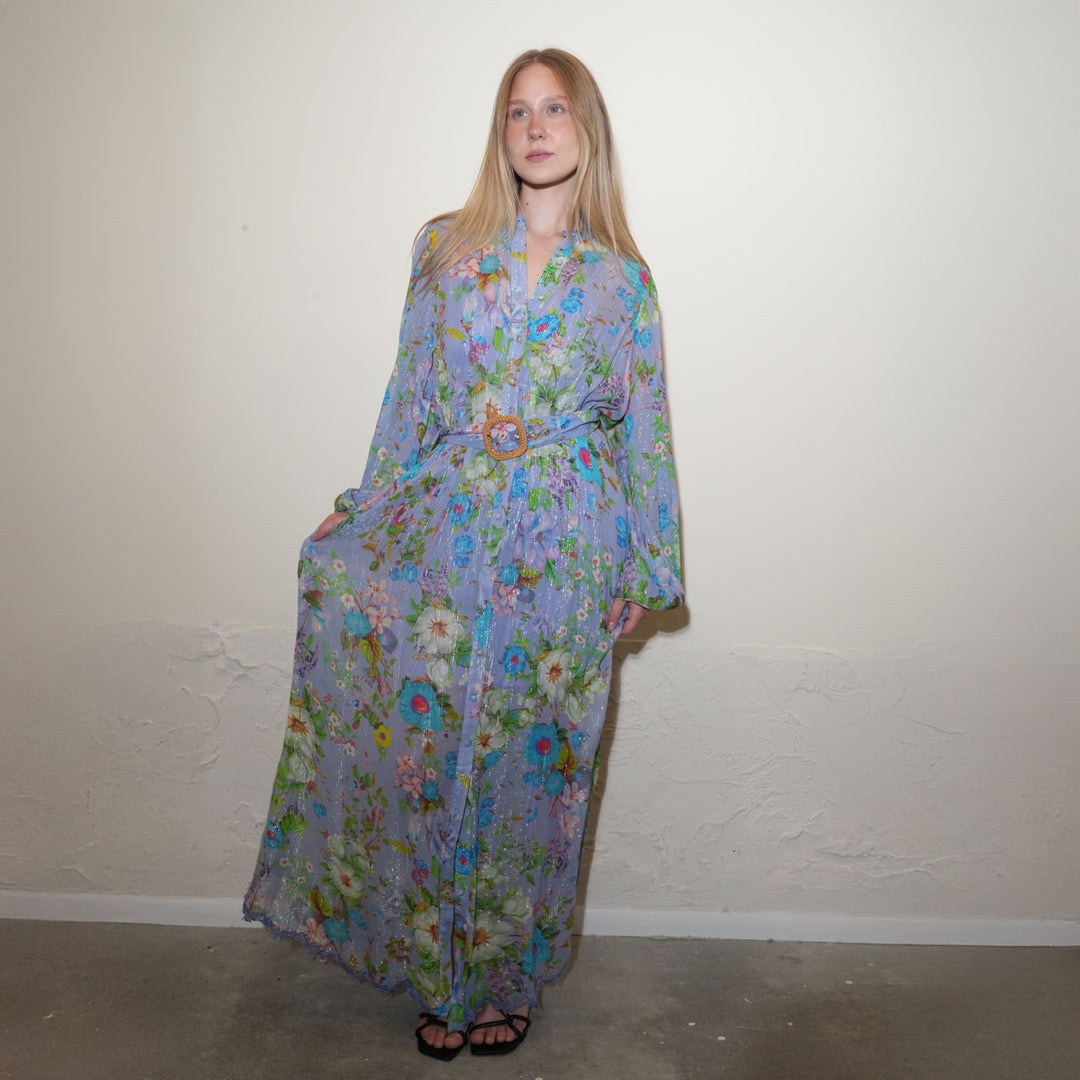 Georgette Cosmic Maxi Dress