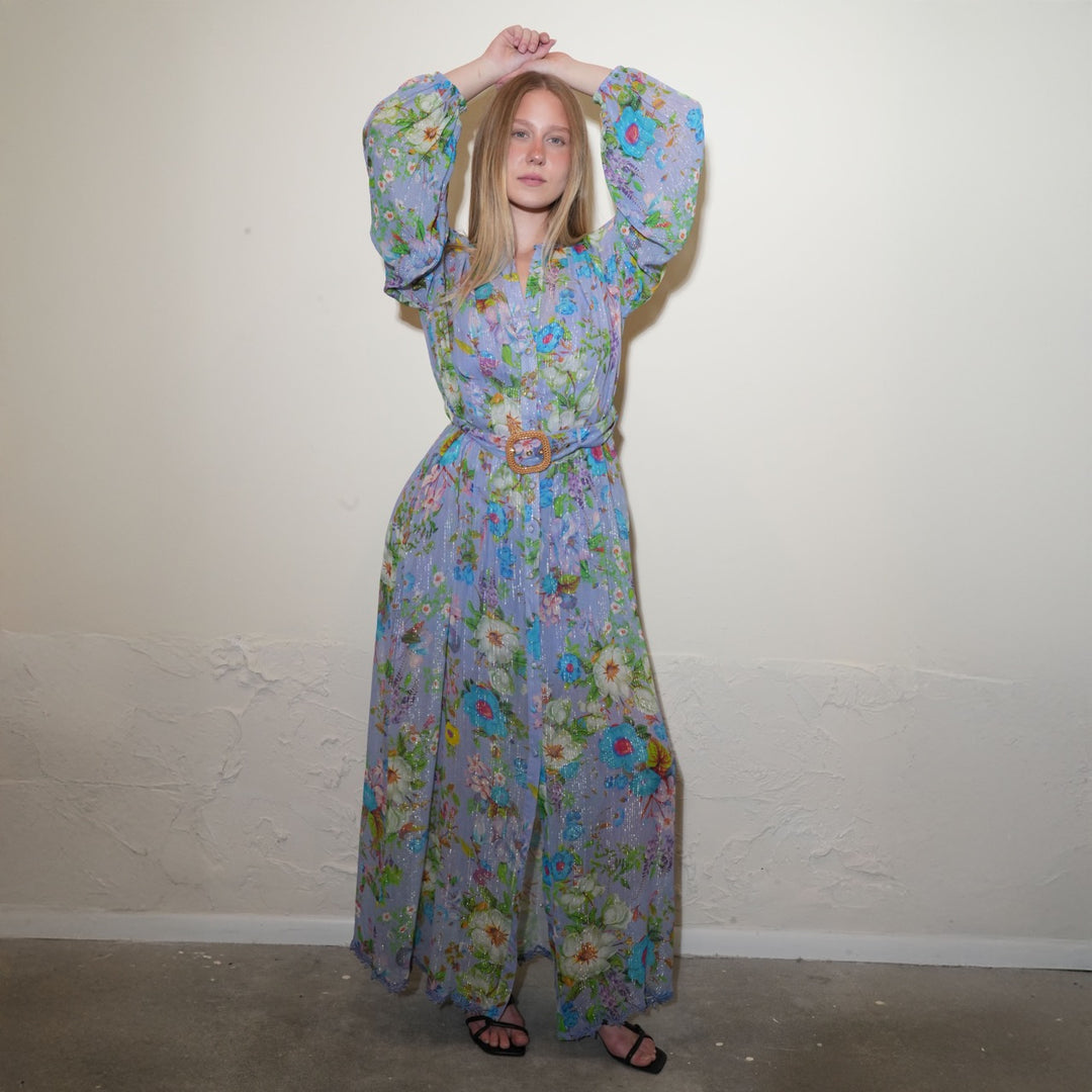 Georgette Cosmic Maxi Dress