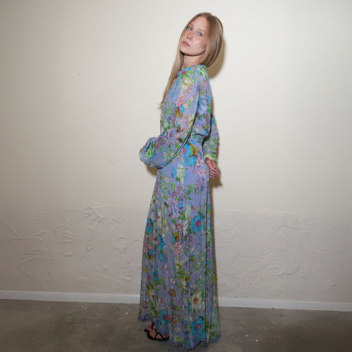 Georgette Cosmic Maxi Dress