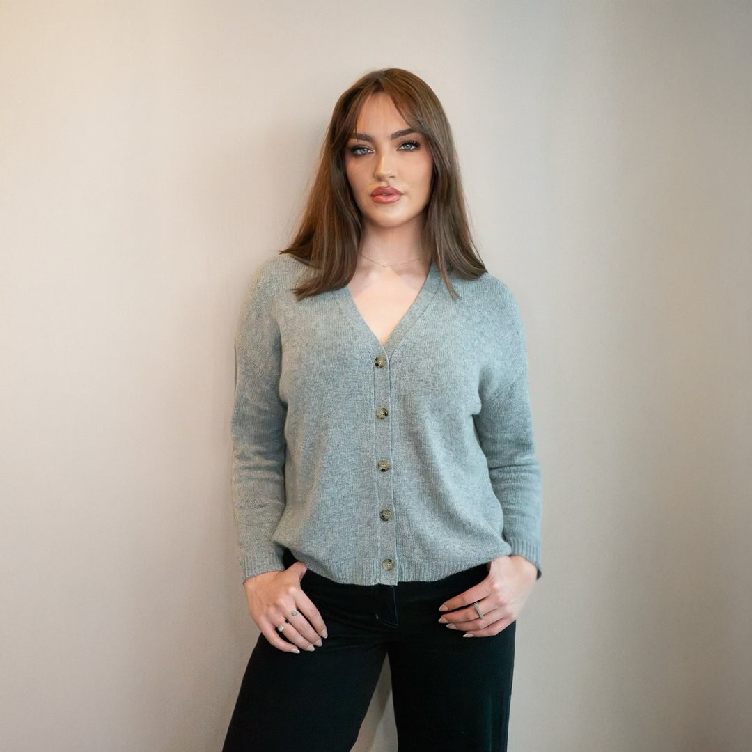 V-Neck Cashmere Cardigan