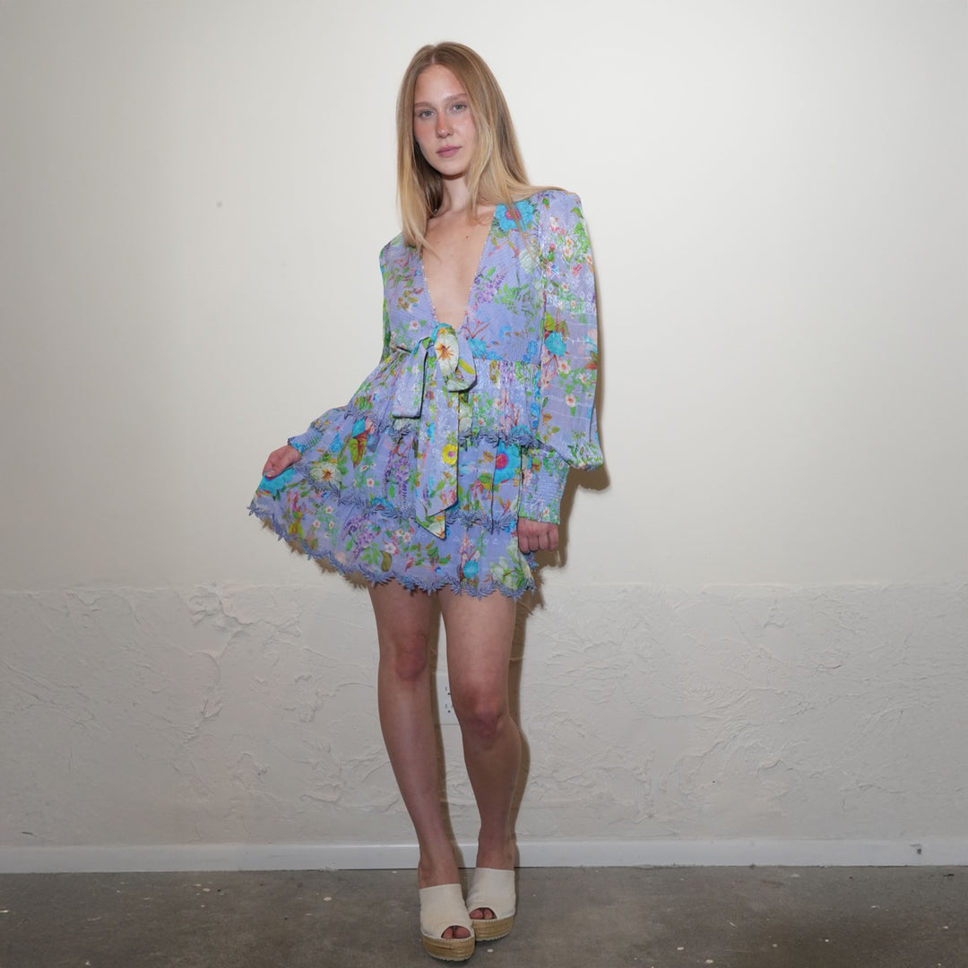 Jacquard Short Dress