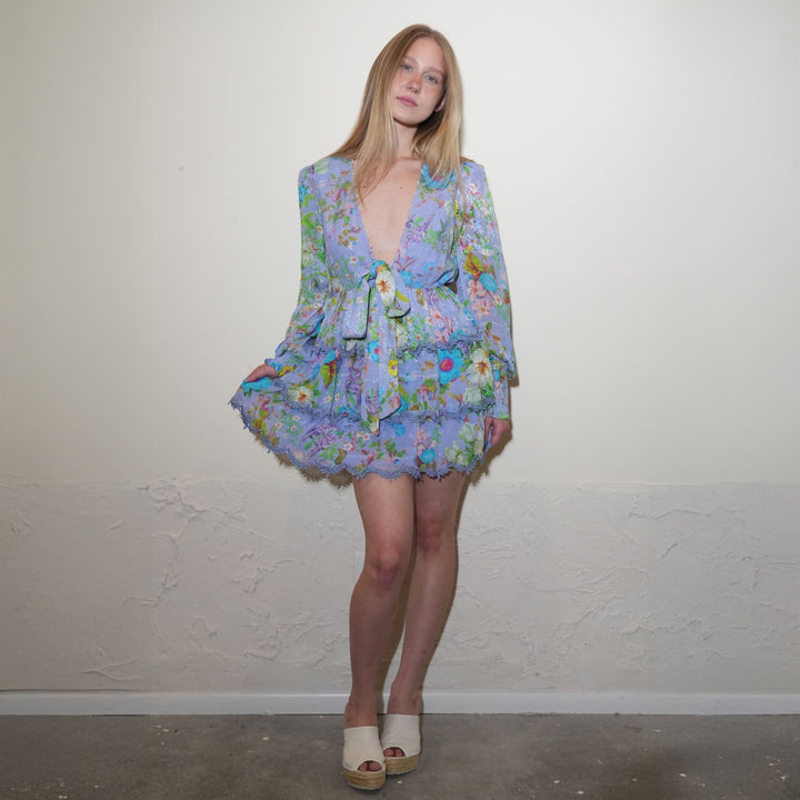 Jacquard Short Dress