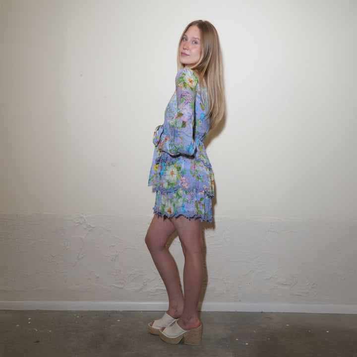 Jacquard Short Dress