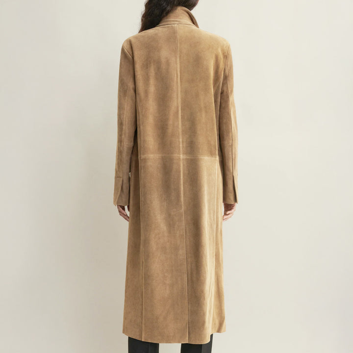 Alisa Gritty Suede Coat