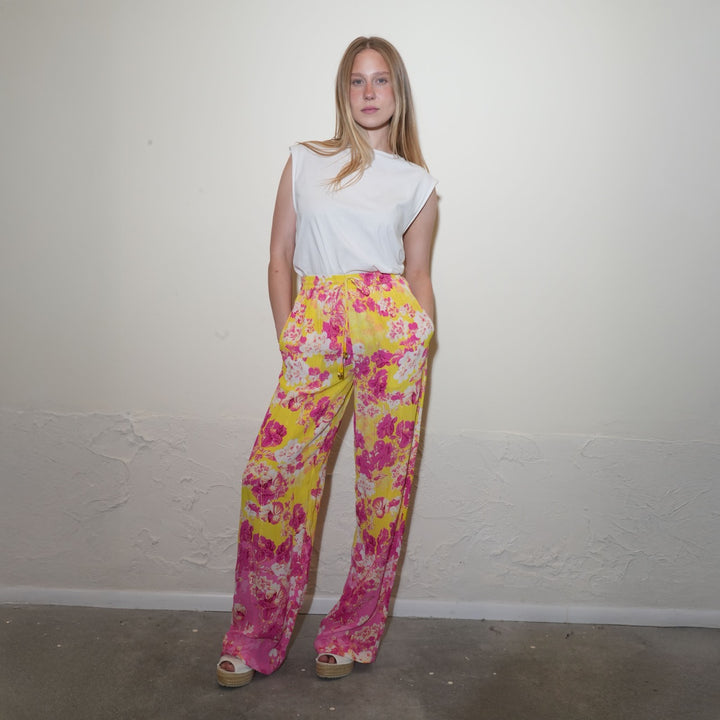 Lurex Striped Pants