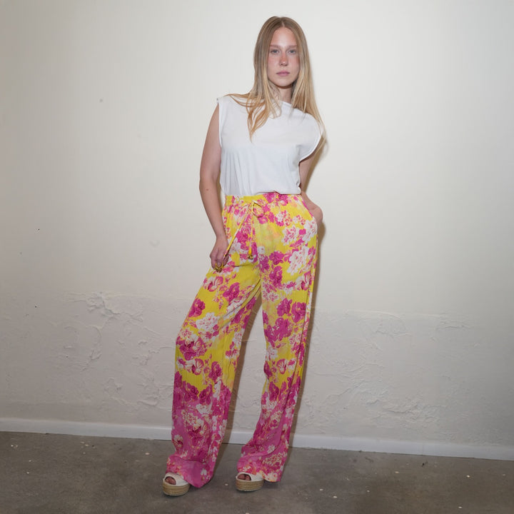 Lurex Striped Pants