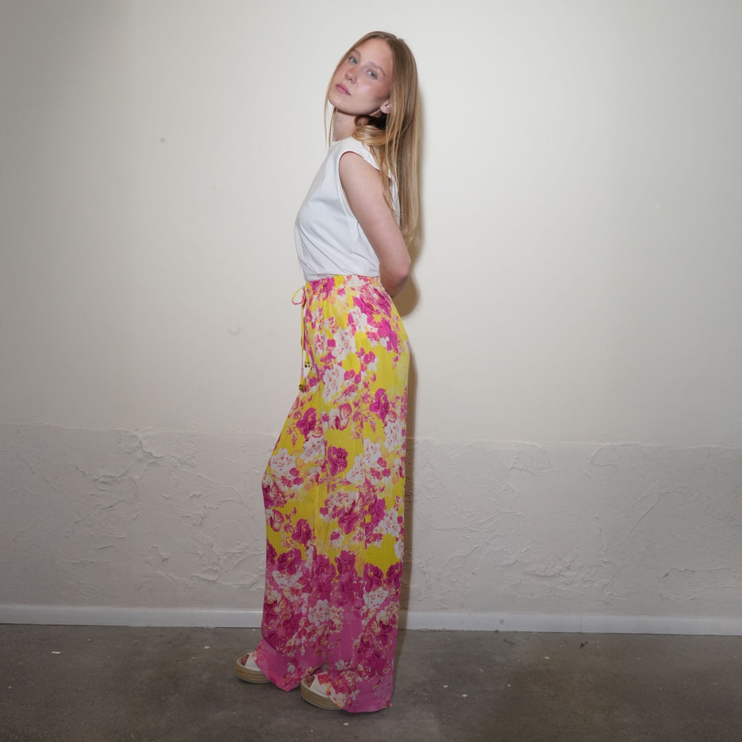 Lurex Striped Pants