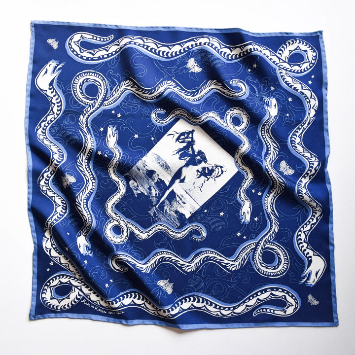Wish You Were Here Silk Scarf
