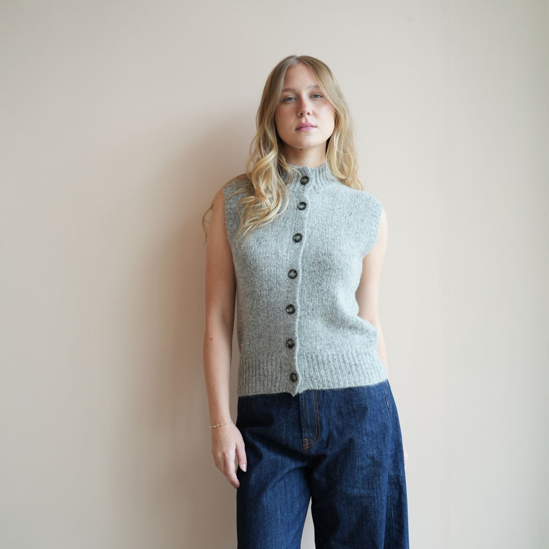 Mockneck Vest
