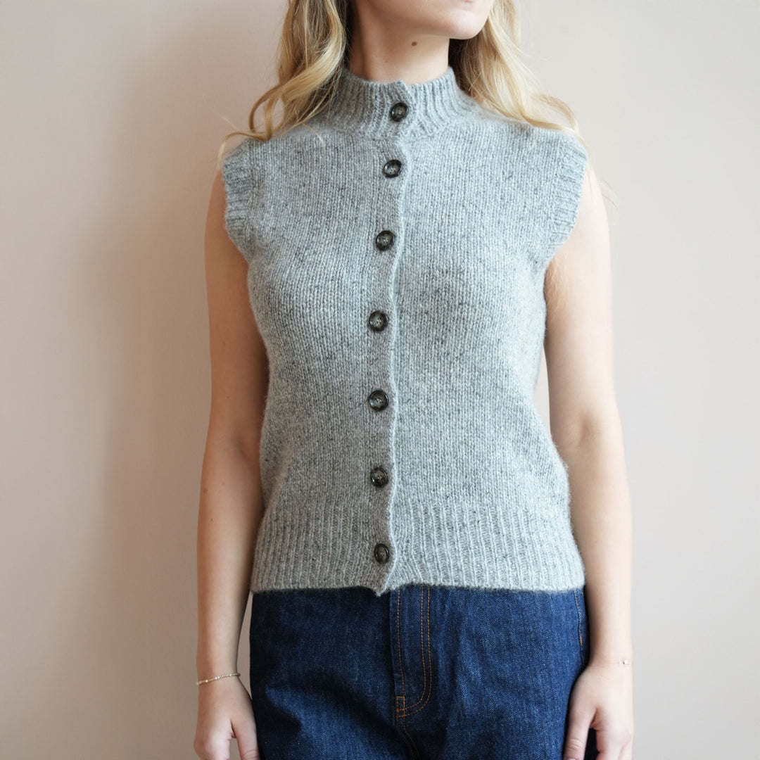 Mockneck Vest