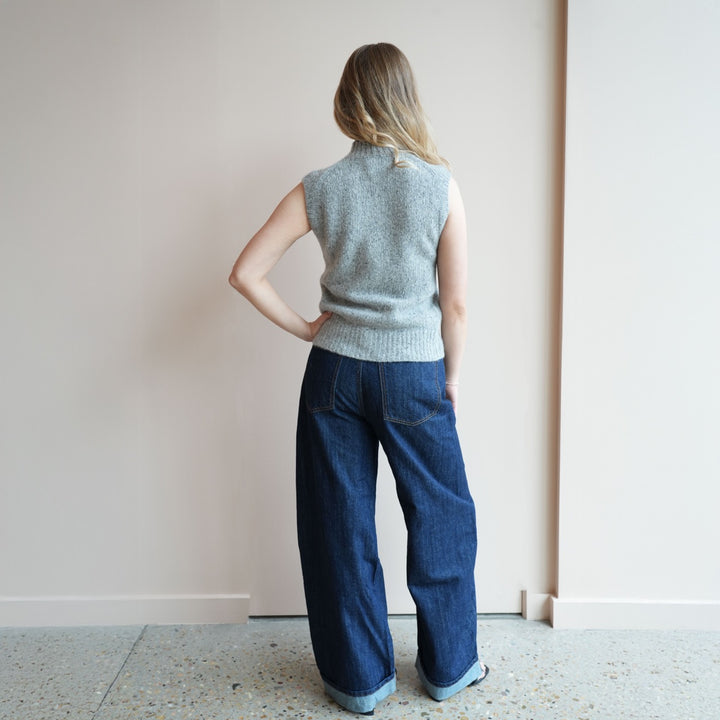 Mockneck Vest