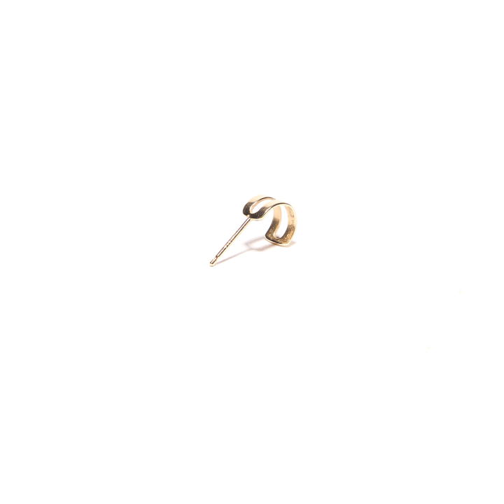 14K Mini Rohe Hoops