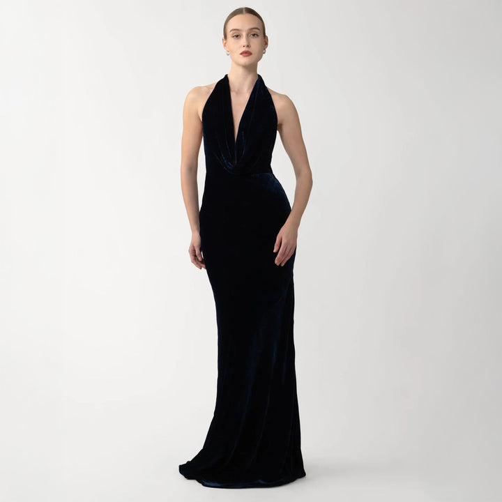 Pearl Velvet Gown