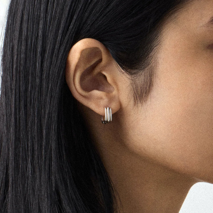 Squared Pottery Vessel Earrings