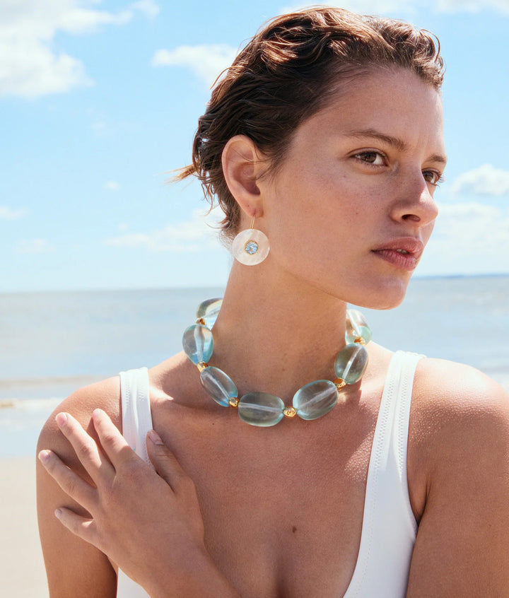 Taj Disk Earrings